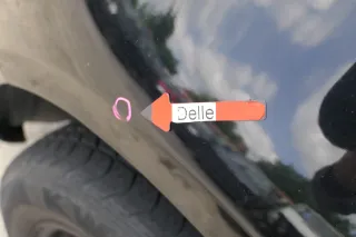 VW Fox Kotflügel vorne links schwarz L041 - Bild 7