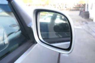 VW Golf 4 Bora manueller Spiegel rechts Außenspiegel silber grau LA7W Glas - Bild 1