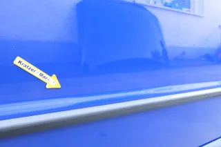 Skoda Fabia 6Y Kombi Limousine Tür vorne rechts Beifahrertür blau LF5K - Bild 4