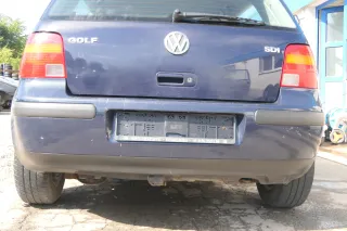 VW Golf 4 Limousine Heckklappe Kofferraumklappe Klappe hinten blau LA5G ohnAnb - Bild 2