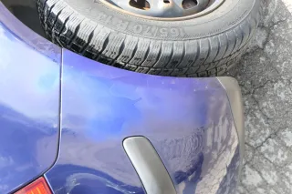 VW Polo 9N 9N3 Stoßstange Heckstoßstange hinten blau LB5N - Bild 7