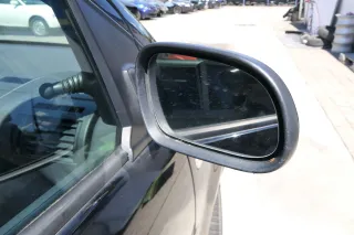 VW Fox 5Z manueller Spiegel Außenspiegel + Glas rechts schwarz L041 mechanisch - Bild 2
