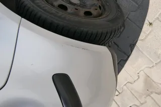 VW Polo 9N 9N3 Stoßstange Heckstoßstange hinten silber grau LA7W - Bild 9