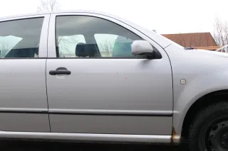Skoda Fabia 6Y Kombi Limousine Tür vorne rechts Beifahrertür grau silber LF7T - Bild 1