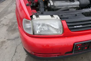 VW Polo 6N Kühlergrill Grillleiste vorne Leiste für Grill rot LP3G - Bild 5