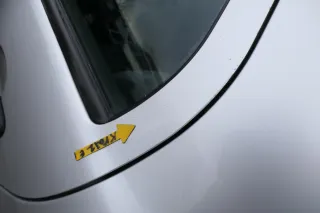 Skoda Fabia 6Y Limousine Schrägheck Tür hinten links grau silber LF7T - Bild 8