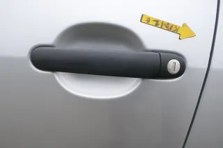 Fabia 6Y Kombi + Limousine Tür vorne links Fahrertür grau LF7T silber ohneAnba - Bild 6