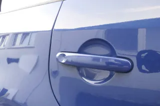 VW Touran 1T 1T3 Tür hinten rechts blau LL5M mit Scheibe - ohne Anbauteile - Bild 4