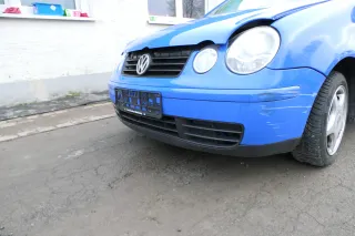 VW Polo 9N Stoßstange Frontstoßstange vorne blau LA5F - Bild 4