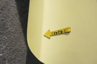 VW Polo 9N 9N3 Tür vorne links Fahrertür 2/3-Türer gelb LD1B ohneAnbautei - Bild 5