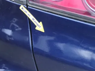 Ibiza 6L Heckklappe Klappe hinten Kofferraumklappe blau LW5U - ohne Spoiler - Bild 5