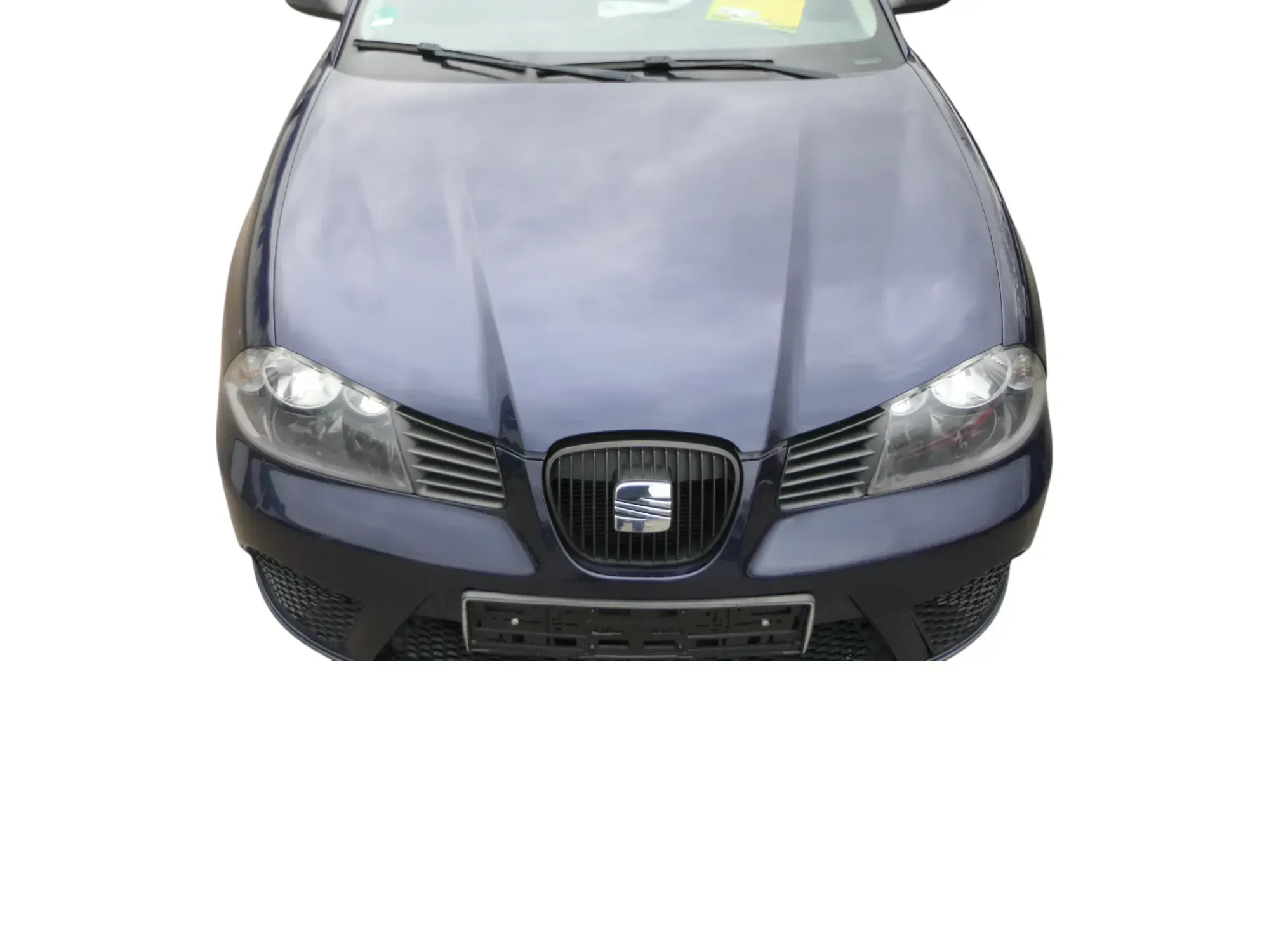 Seat Ibiza 6L Motorhaube Haube Klappe vorne blau LW5U 6L0823031D - Bild 1