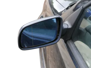 VW Golf 4 Bora elektrischer Spiegel vorne links Außenspiegel schwarz L041 & Glas - Bild 3