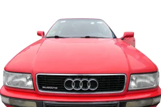 Audi 80 Motorhaube Frontklappe Haube rot LY3H - OHNE Grill - Bild 2