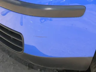 VW Polo 9N Stoßstange Frontstoßstange vorne blau LA5F - Bild 9