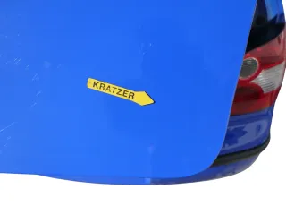 VW Polo 9N3 9N Heckklappe Kofferraumklappe Klappe blau LA5F ohne Anbauteile - Bild 16