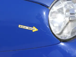 VW Golf 4 1J Kotflügel vorne rechts blau LA5C - Bild 7