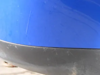 VW Golf 4 Limousine Stoßstange hinten Heckstoßstange Stoßfänger blau LW5Z - Bild 14