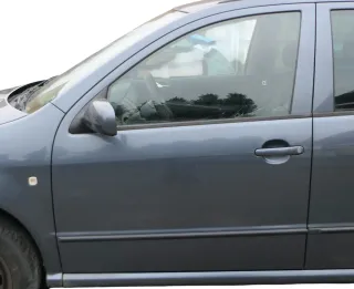 Fabia 6Y Kombi + Limousine Tür vorne links Fahrertür grau LC7V ohneAnba - Bild 1