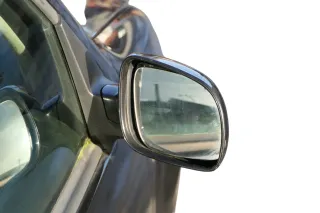 VW Golf 4 Bora manueller Spiegel vorne rechts Außenspiegel schwarz LC9Z - Bild 6