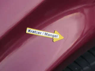 Audi A6 4B Kotflügel vorne links rot LZ3L (bis ca.Mitte 2001 passend   - DELLE - Bild 20