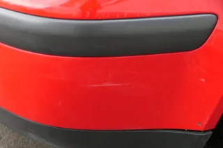 VW Golf 4 Limousine Stoßstange hinten Heckstoßstange Stoßfänger rot LP3G - Bild 11