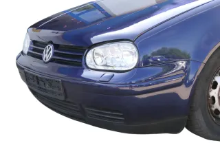 VW Golf 4 Stoßstange vorne Frontstoßstange Stoßfänger blau LB5N SWR -ohne Kappen - Bild 16