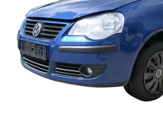 VW Polo 9N3 Stoßstange vorne Frontstoßstange Stoßfänger blau LA5K SWR - Bild 11