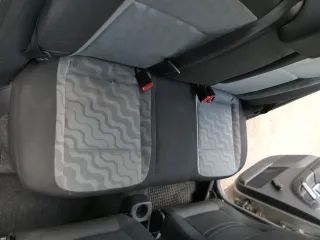 Skoda Fabia 5J 5itz Sitze hinten Rückbank Rücksitzbank 3 Punkt Gurt Isofix blau - Bild 2