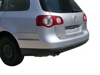 VW Passat 3C Kombi Stoßstange hinten Heckstoßstange Stoßfänger silber grau LA7W - Bild 14