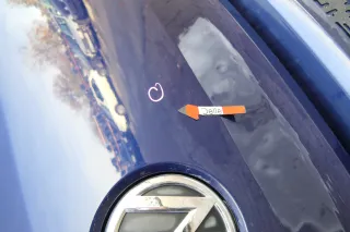 VW Polo 6R 6C Heckklappe Kofferraumklappe Klappe Scheibe blau LD5Q OHNEAnbauteil - Bild 5