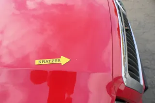 Skoda Fabia 6Y Motorhaube Klappe vorne rot LF3K vorn     (OHNEgrill!) - Bild 4
