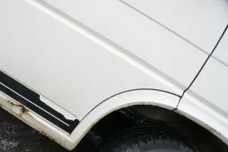 VW T4 Tür vorne rechts weiß R902 Beifahrertür Caravelle 7D0831056C ohneAnbauteil - Bild 4