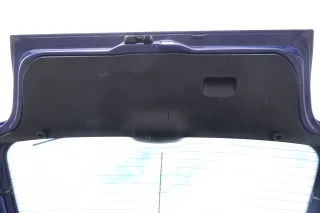 VW Polo 6N Heckklappe Klappe hinten Kofferraumklappe mit Scheibe blau LD5D - Bild 5