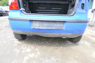 VW Polo 9N 9N3 Stoßstange Heckstoßstange hinten blau LA5F - Bild 1