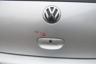 VW Polo 9N Fun Heckklappe Kofferraumklappe Klappe hinten silber LA7W metal - Bild 2