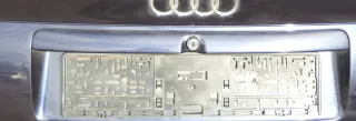 Audi A4 B5 Limousine Griff Heckklappe Heckklappengriff blau LZ5L biscaBj.1999 - Bild 1