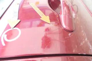 VW Polo 9N 9N3 Tür vorne rechts Beifahrertür 4/5-Türer rot LC3R ohneAnba - Bild 2