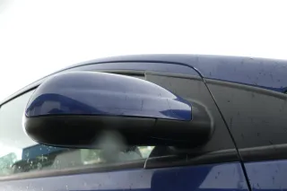 VW Fox 5Z manueller Spiegel Außenspiegel + Glas rechts blau LL5M mechanisch - Bild 3
