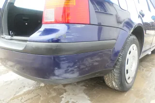 VW Golf 4 Kombi Avant Stoßstange hinten Heckstoßstange Stoßfänger blau LB5N - Bild 6