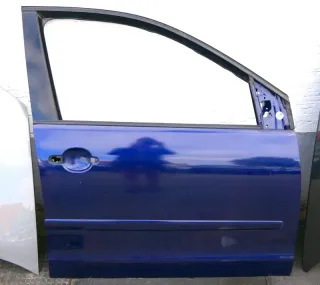 VW Polo 9N 9N3 Tür vorne rechts Beifahrertür 4/5-Türer blau LB5N - Bild 1