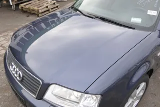 Audi A6 4B Motorhaube Klappe vorn Facelift (ab. Mitte 2002) grau LY5X aquablau - Bild 3