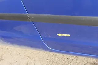 VW Polo 9N 9N3 Tür vorne rechts Beifahrertür 2/3-Türer blau LA5M ohneAnbauteile - Bild 3