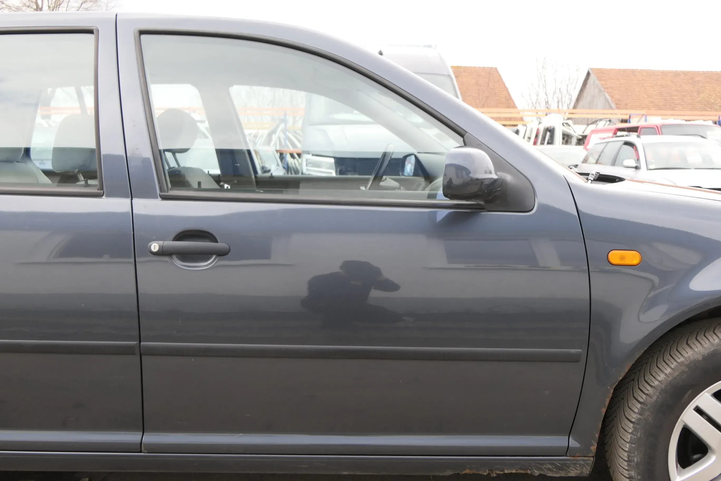 VW Golf 4 Bora Tür vorne rechts Beifahrertür 4/5-Türer+Kombi Variant grau LC7V b - Bild 1