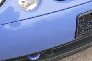 VW Lupo Stoßstange vorne Frontstoßstange Stoßfänger blau softblau LR5A vorn - Bild 5