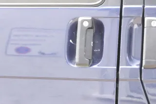 VW T4 Transporter Tür rechts Schiebetür mit Scheibe blau LN5Y Multivan Caravelle - Bild 7