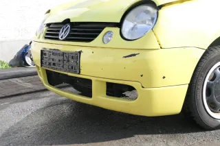 VW Lupo 6X Stoßstange vorne Frontstoßstange Stoßfänger gelb LD1B Sport - Bild 9