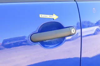 Fabia 6Y Kombi + Limousine Tür vorne links Fahrertür blau LF5K ohneAnbaute - Bild 7