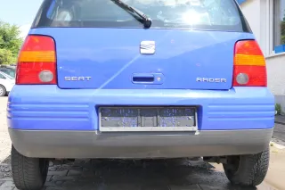 Seat Arosa 6H Stoßstange hinten Heckstoßstange blau LS5J - Bild 1