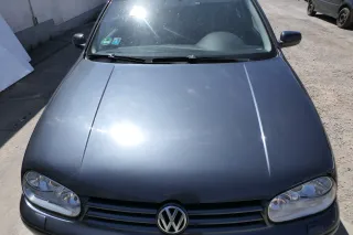 VW Golf 4 Motorhaube Haube Klappe vorne grau LC7V - Bild 1